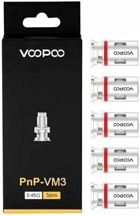 VooPoo PnP-VM3 0.45 OHM Mesh Coils (5 Pack) 25-35W